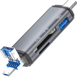 Foxne Point 6 in 1 Otg Card Reader Adapter Usb 3.0 Card Reader-3