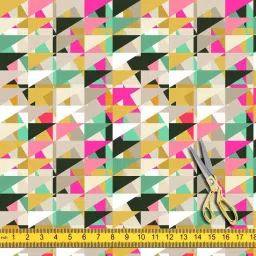 artzfolio AZ5007995SOF_FB_RF_R-SP_D56^80_VL Geometric Retro Triangle D1 Velvet Sofa Fabric Sofa Fabric image 4