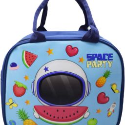 space astronaut Insulated Lunch Bag for Kids School | Picnic Organizer Reusable Waterproof Lunch Bag-image-88