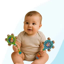 woodaura19 classic bright wooden baby rattle Rattle-picture-21