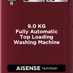 9 kg Fully Automatic Top Load with In-built Heater Maroon-0