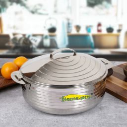 High grade Stainless Steel Jupiter Casserole & Serving bowl 3500ml |Hotpot| Thermoware Casserole Set-2