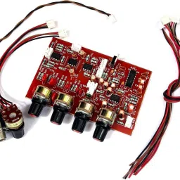 ECHO MIC DELAY WITH BASS TREBLE PREAMPLIFIER BOARD WITH CONNECTORS Electronic Components Electronic Hobby Kit-15