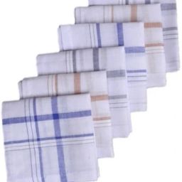 Abboniss White/Border ["White"] Handkerchief-image-8