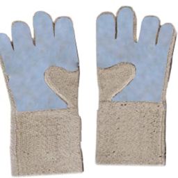 Welding Heat Resistant Industrial Hand Protection Glove for Furnace Canvas Leather Safety Gloves-image-62