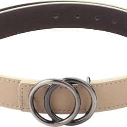Women Formal Beige Synthetic Belt-image-83