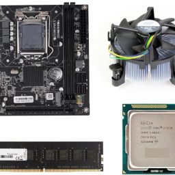 sszeb H61-i7-3rd(3770/3770s)-16GB-PFAN-COMBO LGA 775Socket ATX Intel H61 Chipset DDR3 Motherboard for Desktop-image-4
