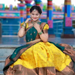 Self Design Semi Stitched Lehenga Choli-image-105