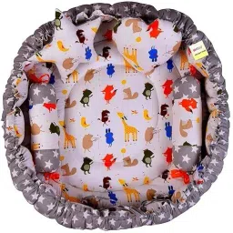 Baby Bed New Born Baby Bedding Set Reversible Nest-image-2