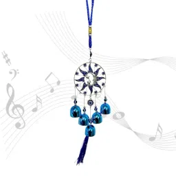 Moon Star Blue Wind Chimes Aluminium Windchime-image-37