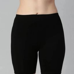 Solid Men Black Tights-image-2