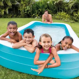 Giant Bathtub 3 Ring Inflatable Swimming Pool with Pump for Kids/Adults Inflatable Swimming Pool-74