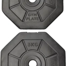 20 kg 20Kg Hexa PVC Plates 3kg x 4, 2kg x 4 Home Gym Combo-15