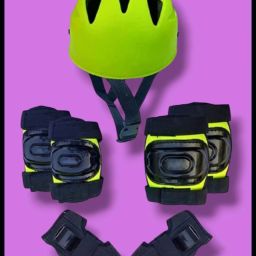 strong cycling,skating helmet & 1helmet 1pair elbow pad 1pair,knee pad_pri Cycling Kit-image-32