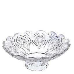 AFAST Combo Of 2 Beer Glass And 1 Snack Plate, Transparent, Glass, Pack Of 3 -A25 Glass Tray Set-picture-6