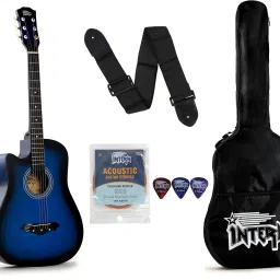 INT-38C-BL-L Acoustic Guitar Linden Wood Linden Wood Right Hand Orientation-21