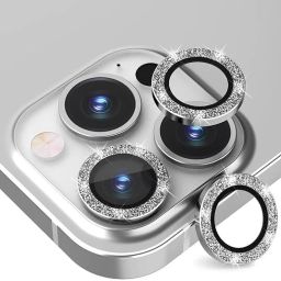 Vinylzone Iph 11/11 Pro/12/12 Pro Sliver Diamond Camera Ring Lens Protector Anti Scratch Tempered Glass Camera Rig-picture-28