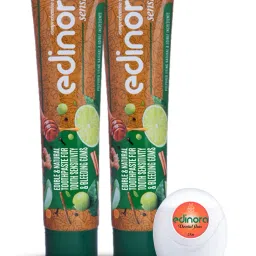 Sensipro Ayurvedic Toothpaste 45g*2 + Dental Floss Combo | Dental Floss (25 m) | Toothpaste-image-14