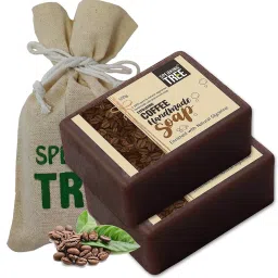 Exfoliating Coffee Handmade Soap - 100gms each (Pack of 2)-image-3