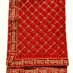 Net Embroidered Red Women Dupatta-image-68