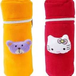 Soft Plush Baby Milk Feeding Bottle Cover With Easy To Hold Strap(130 ML-250 ML)-picture-12