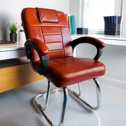 Principal Director Manager Visitor/Study/Office Home padded Chair Leatherette Office Arm Chair-image-99