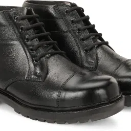 Men's Black NCC/Military/Army Genuine Leather Boots For Men-picture-18
