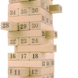 Tumbling Tower Wood Block Stacking Game-24
