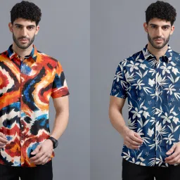 Men Regular Fit Printed Casual Shirt-image-51