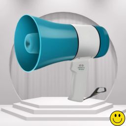 Handheld Megaphone with Siren, Microphone & Rechargeable for Outdoor EventsB14 Megaphone Portable Megaphone Siren Loudspeaker Function &Long Battery BackupT14 Outdoor PA System-17