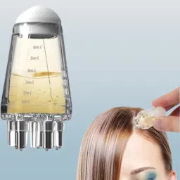 Scalp Applicator Comb Portable Liquid Guide Comb Hair Essential Oil Massage Comb-5