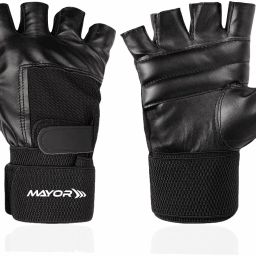 Premier Leather Gym Weight Lifting with Wrist Support (Free Size) Gym & Fitness Gloves-image-51