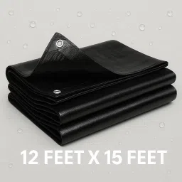 TARPAULINE SHEET WATERPROOF COVER Tent - For PROTECT FROM UV RESISTANT,RAIN, 9 FEET X 12 FEET 250 GSM-image-63