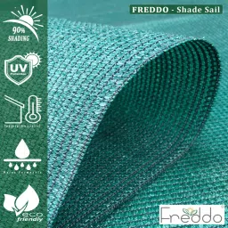 freddo Sun Shade Net 5 X 5 ft Polyester webbing 90% Portable Green House image 2