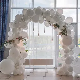 Pastel white balloon for birthday baby shower Anniversary decoration 52pcs-image-56