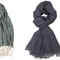 Self Design Pure Cotton Men Multicolor Fancy Scarf-image-27