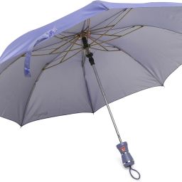Solid 2 Fold Auto Open 8 Aluminium Ribs UV Coated Windproof Silver Coating Umbrella-image-40