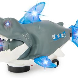 Musical Shark Toy with Light and Music Animal Simulation Model Bump-15