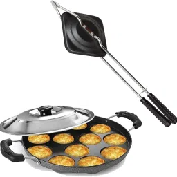 Appam Patra Maker, Litti Maker Gas Stove Compatible Regular Sandwich Maker S3 0 W Pop Up Toaster-18