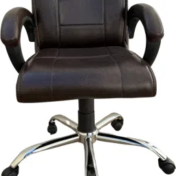 Kiev Orthopedic Boss Chair Breathable Leatherette Office Chair Ergonomic Chair Leatherette Office Arm Chair-image-4