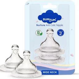 Nurture Anti Colic Teat Nipple for Baby, 6m+ | Soft & Flexible Silicone Medium Flow Nipple-picture-16
