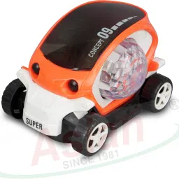 Future Stunt Musical Car Rotate 360 with Flashing Light & Music (Multicolor)-image-1