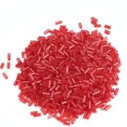 Red Fancy Seed Glass Beads, 2 Cut Shape, For Jewelry Making (250g)-image-45