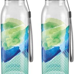 Helix 1000 Pet Water Bottle, Set of 2, 1 Litre Each, Green 1000 ml Bottle-image-16