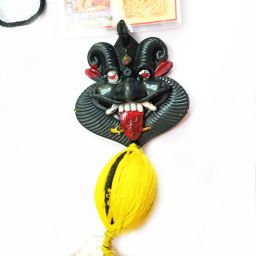 Evil Eye Hanging Nazar Battu Kavach for Protection Home Plastic, Stoneware Yantra-image-16