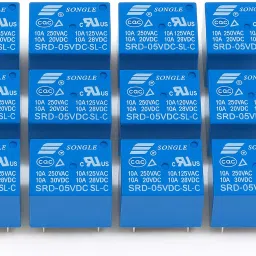 6V DC Relay | 5 Pin DC Relay | 5 volt relay PACK OF 10 Electronic Components Electronic Hobby Kit-image-67