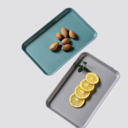 Unbreakable Wheat Straw Tray 25cm Set (2pcs) Tray-image-26