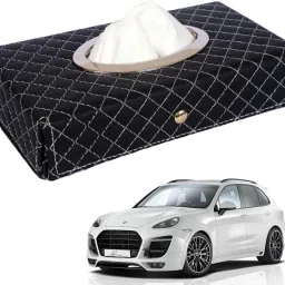Cross-Black Tissue Box Leatherette-343 Vehicle Tissue Dispenser-image-84