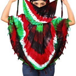 Printed Cotton Blend Women Multicolor Scarf-image-46