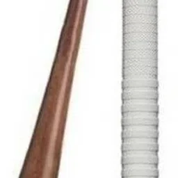 1-Cricket Bat Handle Gripper (Wooden Cone), 1-White Grip, Wooden Bat Mallet-picture-20